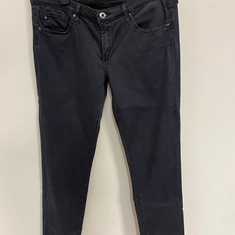 Ag Adriano Goldschmied Black Skinny Jeans